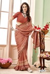 Harvisha 03 By Vallabhi Brasso Bandhani Print Saree Exporters In India